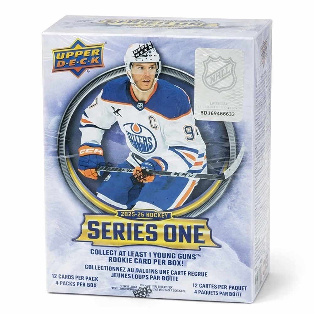 2025-26 Upper Deck Series 1 Hockey Blaster Box Sealed Young Guns NHL 2 BOXES